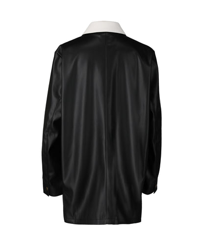 ≪通常販売≫bicolor leather jacket（バイカラーレザージャケット）≪2025年10月17日12:00販売開始≫