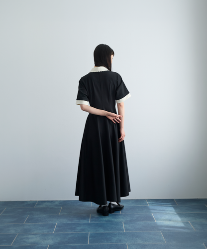 ≪通常販売≫【THE DRESS #64】 scallop bicolor one piece（スカラップバイカラーワンピース）≪2026年6月1日12:00販売開始≫