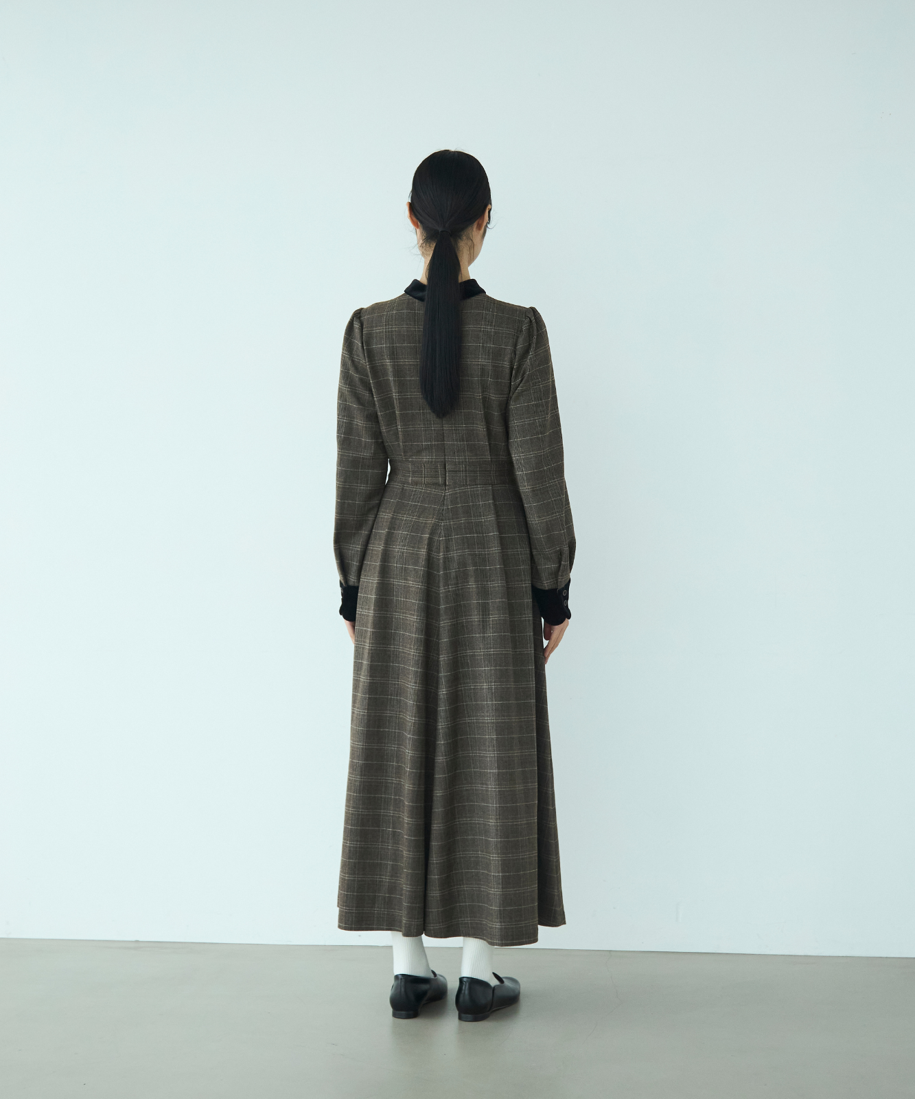 ≪通常販売≫glen check bicolor one piece(グレンチェックバイカラー ≪通常販売≫glen check bicolor one piece(グレンチェックバイカラー