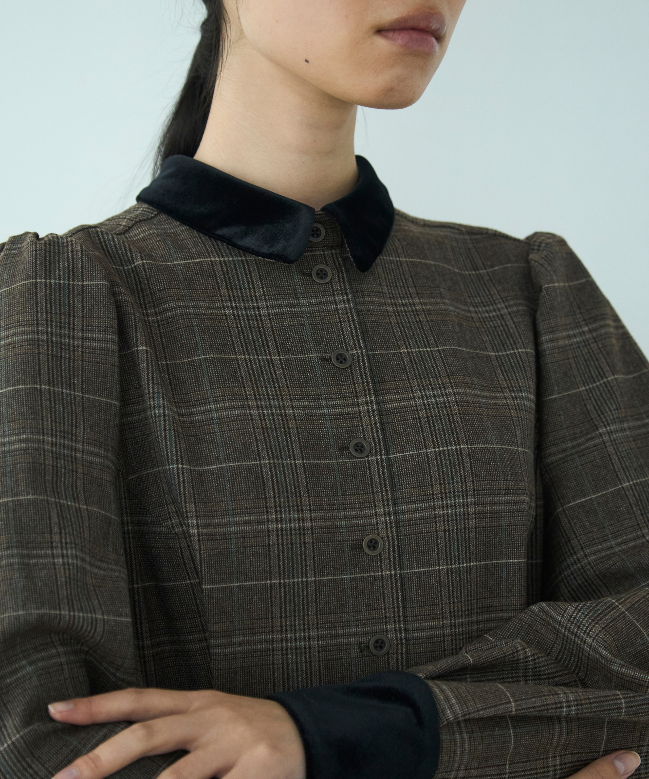 ≪通常販売≫glen check bicolor one piece（グレンチェックバイカラーワンピース）≪2025年11月26日12:00販売開始≫