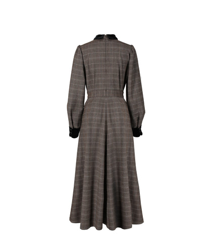 ≪通常販売≫glen check bicolor one piece（グレンチェックバイカラーワンピース）≪2025年11月26日12:00販売開始≫