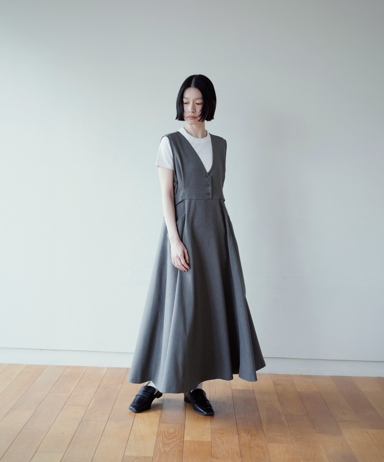 ≪通常販売≫classical easy jumper skirt （クラシカルイージージャンパースカート）