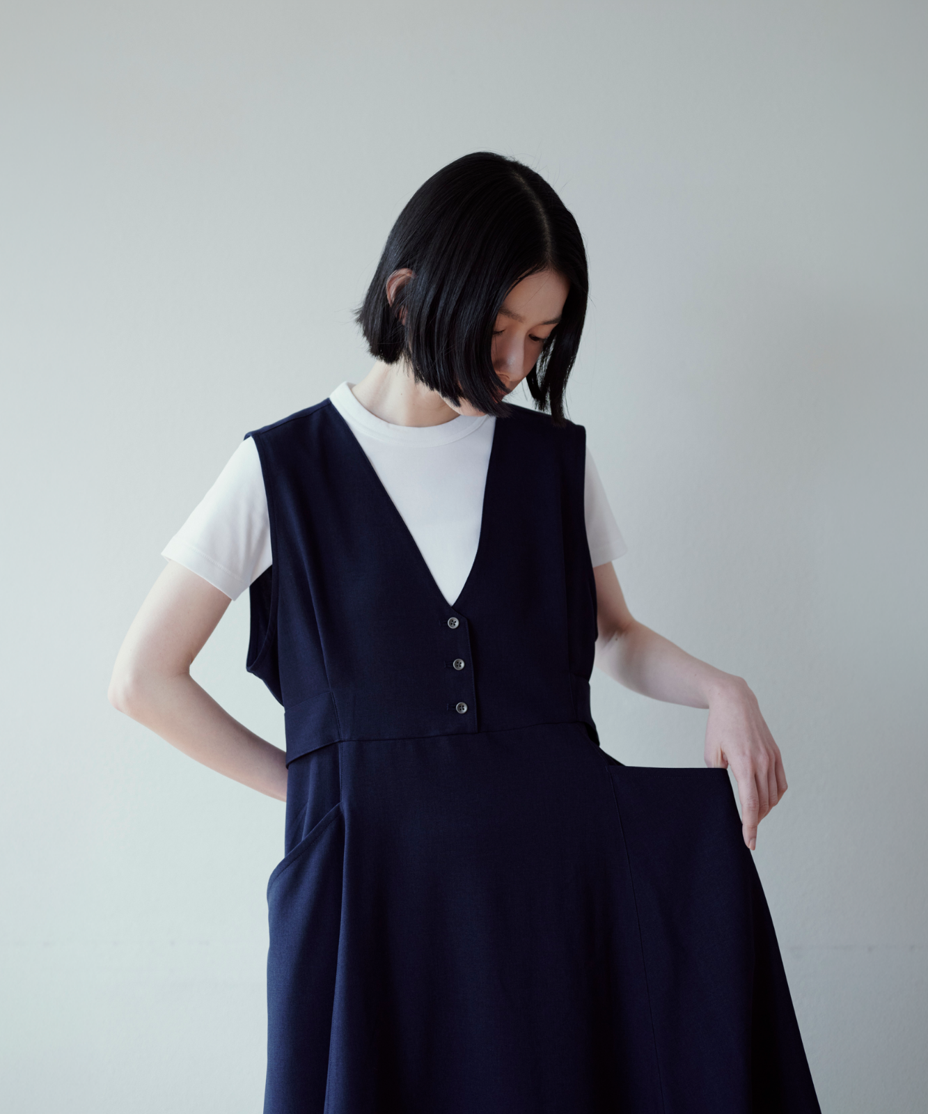 ≪通常販売≫classical easy jumper skirt （クラシカルイージージャンパースカート）