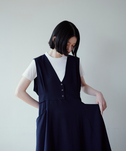≪通常販売≫classical easy jumper skirt （クラシカルイージージャンパースカート）
