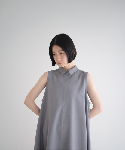 ≪通常販売≫easy classical no-sleeve dress（イージークラシカルノースリーブドレス）≪2026年7月3日12:00販売開始≫