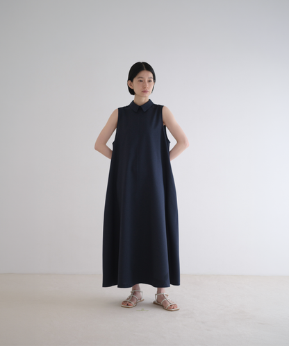 ≪通常販売≫easy classical no-sleeve dress（イージークラシカルノースリーブドレス）≪2026年7月3日12:00販売開始≫
