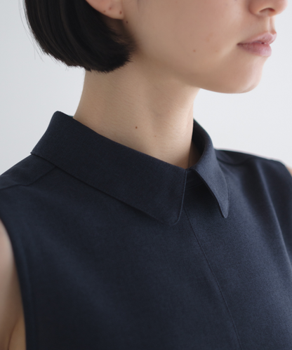 ≪通常販売≫easy classical no-sleeve dress（イージークラシカルノースリーブドレス）≪2026年7月3日12:00販売開始≫