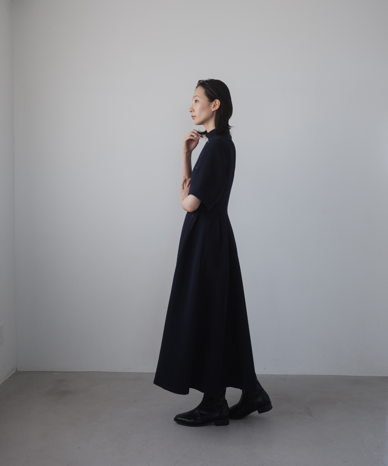 ≪通常販売≫gold button easy flap dress（ゴールドボタンイージーフラップドレス）≪2025年8月19日15:00販売開始≫