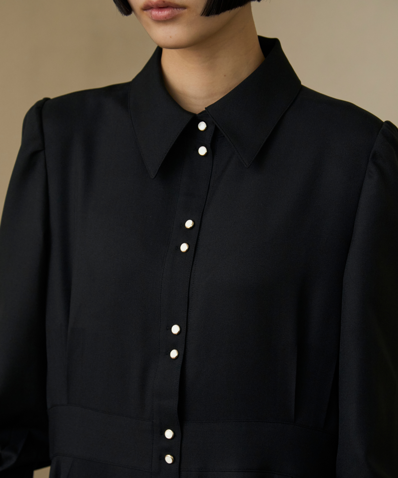 ≪通常販売≫【THE DRESS #67】twins button dress（ツインズボタンドレス）