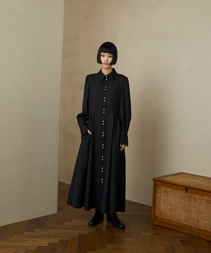 ≪通常販売≫【THE DRESS #67】twins button dress（ツインズボタンドレス）