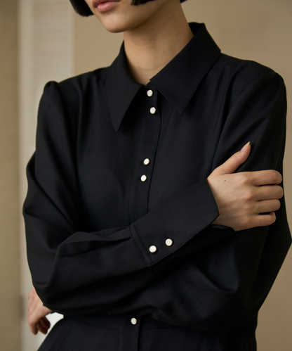 ≪通常販売≫【THE DRESS #67】twins button dress（ツインズボタンドレス）