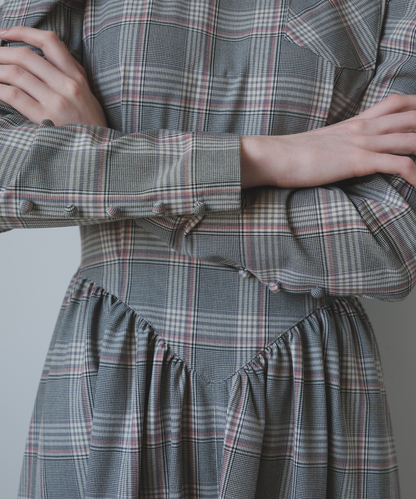 ≪予約販売≫charming pocket check dress（チャーミングポケットチェックドレス）≪2025年8月22日15:00販売開始≫≪2025年9月発送予定≫