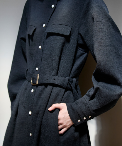 ≪予約販売≫belted tweed dress（ベルテッドツイードドレス）≪2025年9月26日15:00販売開始≫≪2025年10月発送予定≫
