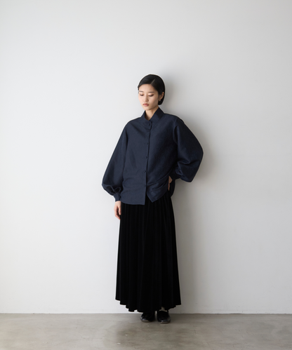 ≪通常販売≫stand collar paisley jacquard blouse（スタンドカラーペイズリージャカードブラウス）≪2025年9月10日15:00販売開始≫