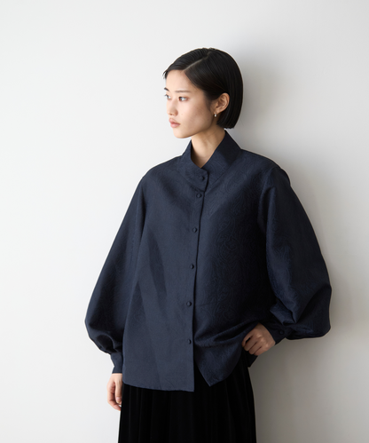 ≪通常販売≫stand collar paisley jacquard blouse（スタンドカラーペイズリージャカードブラウス）≪2025年9月10日15:00販売開始≫