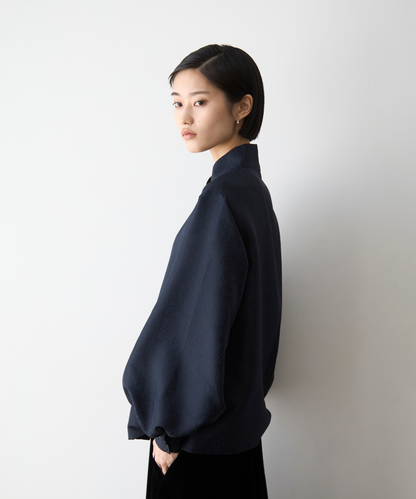 ≪通常販売≫stand collar paisley jacquard blouse（スタンドカラーペイズリージャカードブラウス）≪2025年9月10日15:00販売開始≫