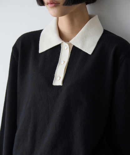 ≪通常販売≫classical knit polo（クラシカルニットポロ）