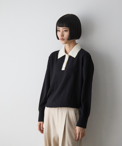 ≪通常販売≫classical knit polo（クラシカルニットポロ）