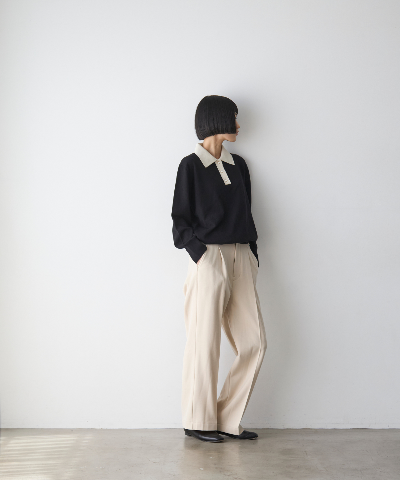 ≪通常販売≫classical knit polo（クラシカルニットポロ）