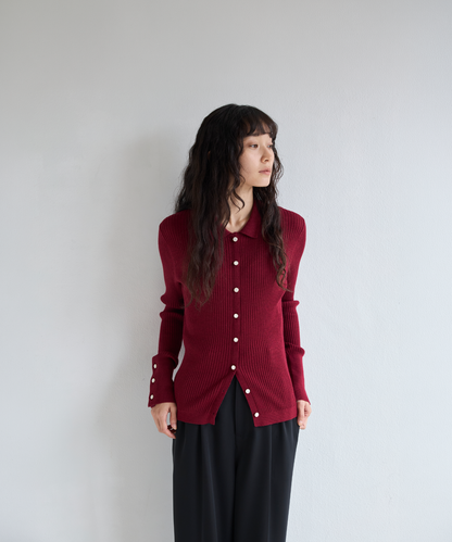 ≪通常販売≫knit polo cardigan（ニットポロカーディガン）≪2026年9月7日12:00販売開始≫