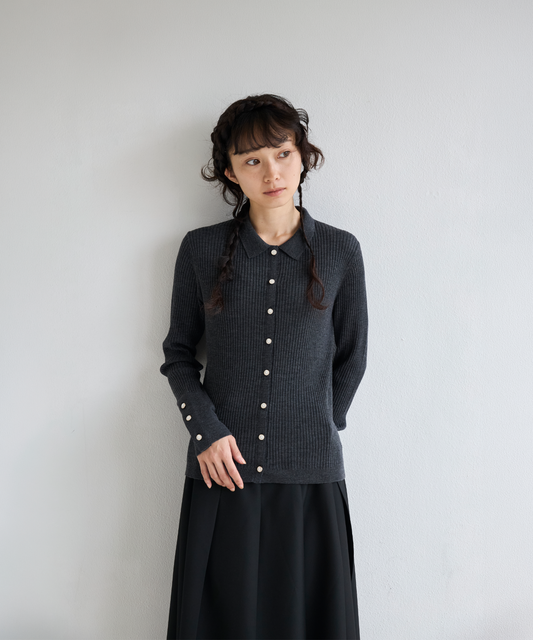 ≪通常販売≫knit polo cardigan（ニットポロカーディガン）≪2026年9月7日12:00販売開始≫