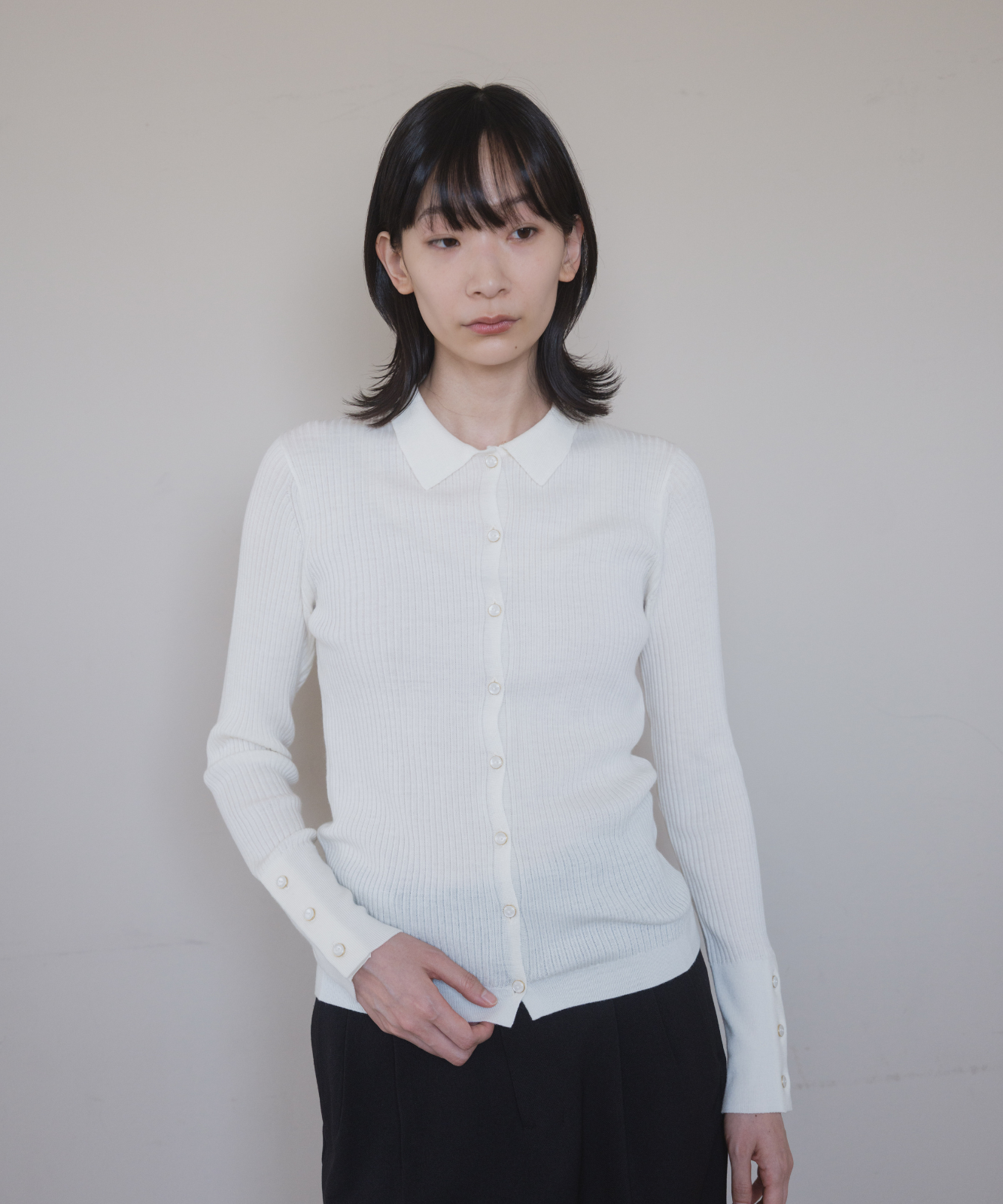 ≪通常販売≫knit polo cardigan（ニットポロカーディガン）≪2025年8月29日15:00販売開始≫