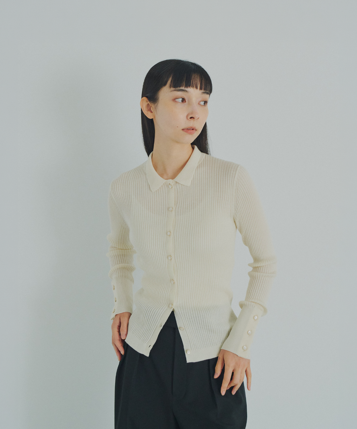 ≪通常販売≫knit polo cardigan（ニットポロカーディガン）≪2026年9月7日12:00販売開始≫