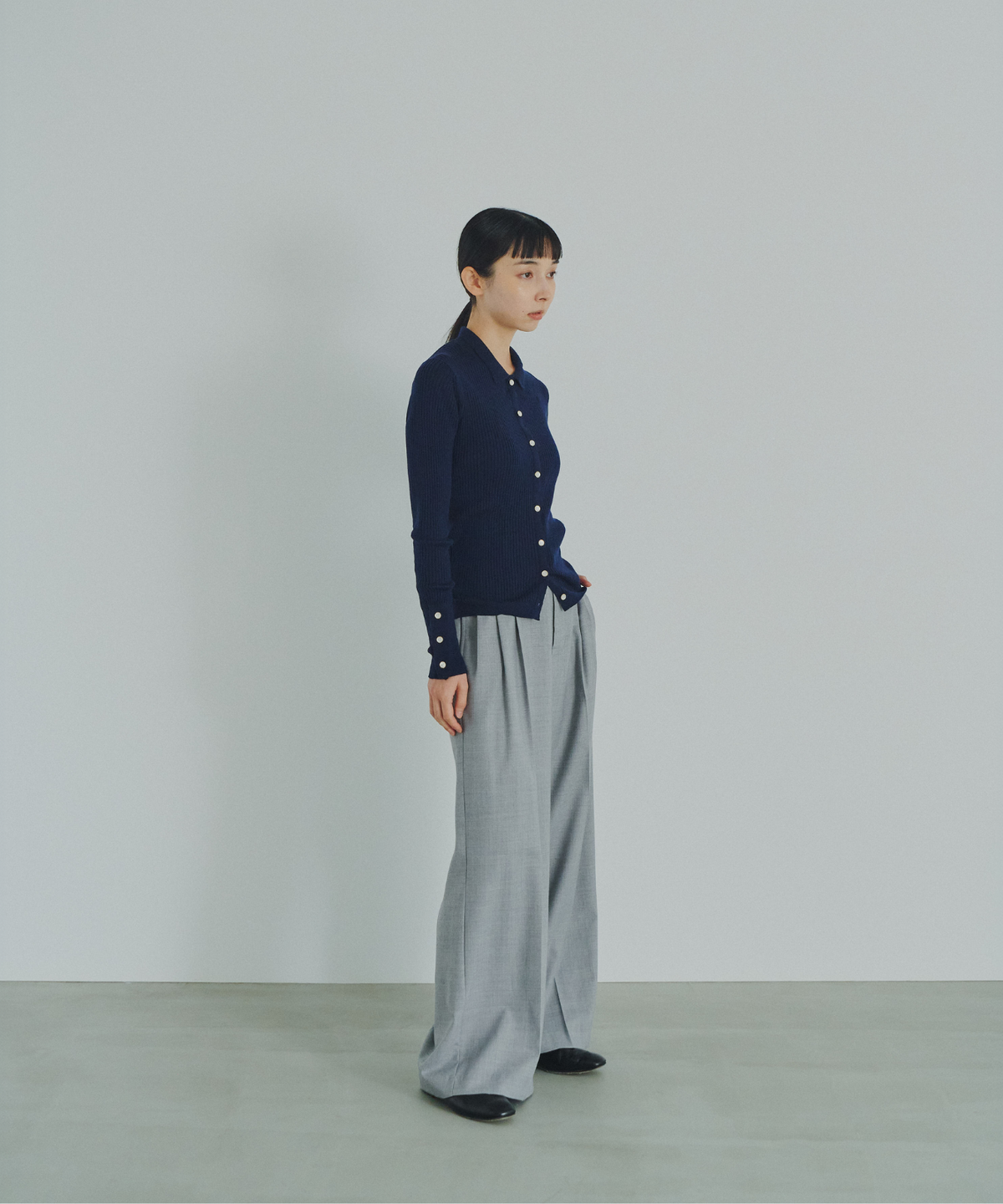 ≪通常販売≫knit polo cardigan（ニットポロカーディガン）≪2026年9月7日12:00販売開始≫