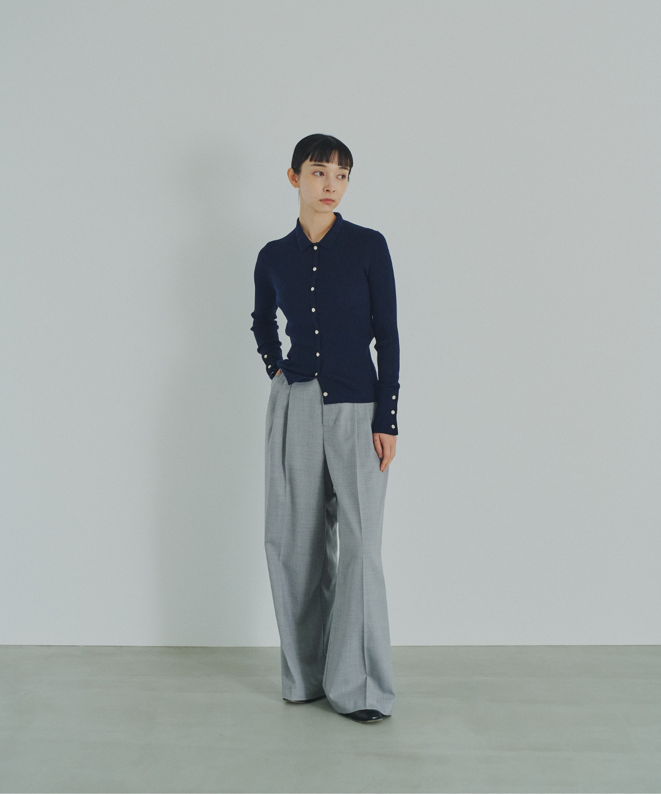 ≪通常販売≫knit polo cardigan（ニットポロカーディガン）≪2026年9月7日12:00販売開始≫