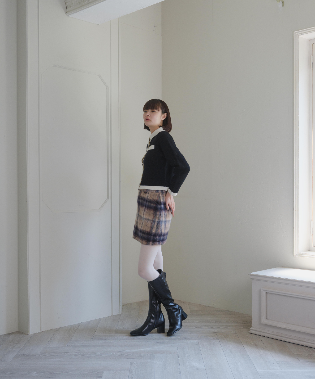 ≪通常販売≫classical bicolor cardigan（クラシカルバイカラーカーディガン）