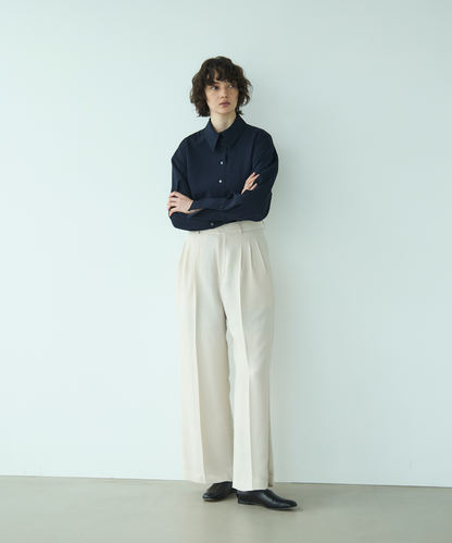 ≪web展示会≫three tuck easy wide pants（スリータックイージーワイドパンツ）≪2025年2月3日12:00販売開始≫≪2025年9月発送予定≫