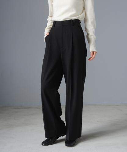 ≪通常販売≫wool like straight slacks（ウールライクストレートスラックス）≪2025年10月2日12:00販売開始≫