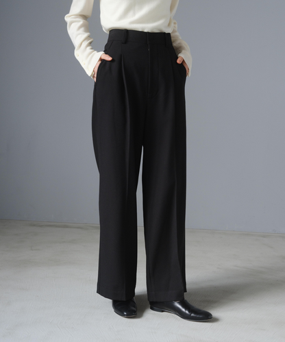≪通常販売≫wool like straight slacks（ウールライクストレートスラックス）≪2025年10月2日12:00販売開始≫