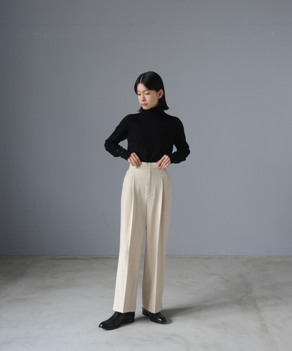 ≪通常販売≫wool like straight slacks（ウールライクストレートスラックス）≪2025年10月2日12:00販売開始≫
