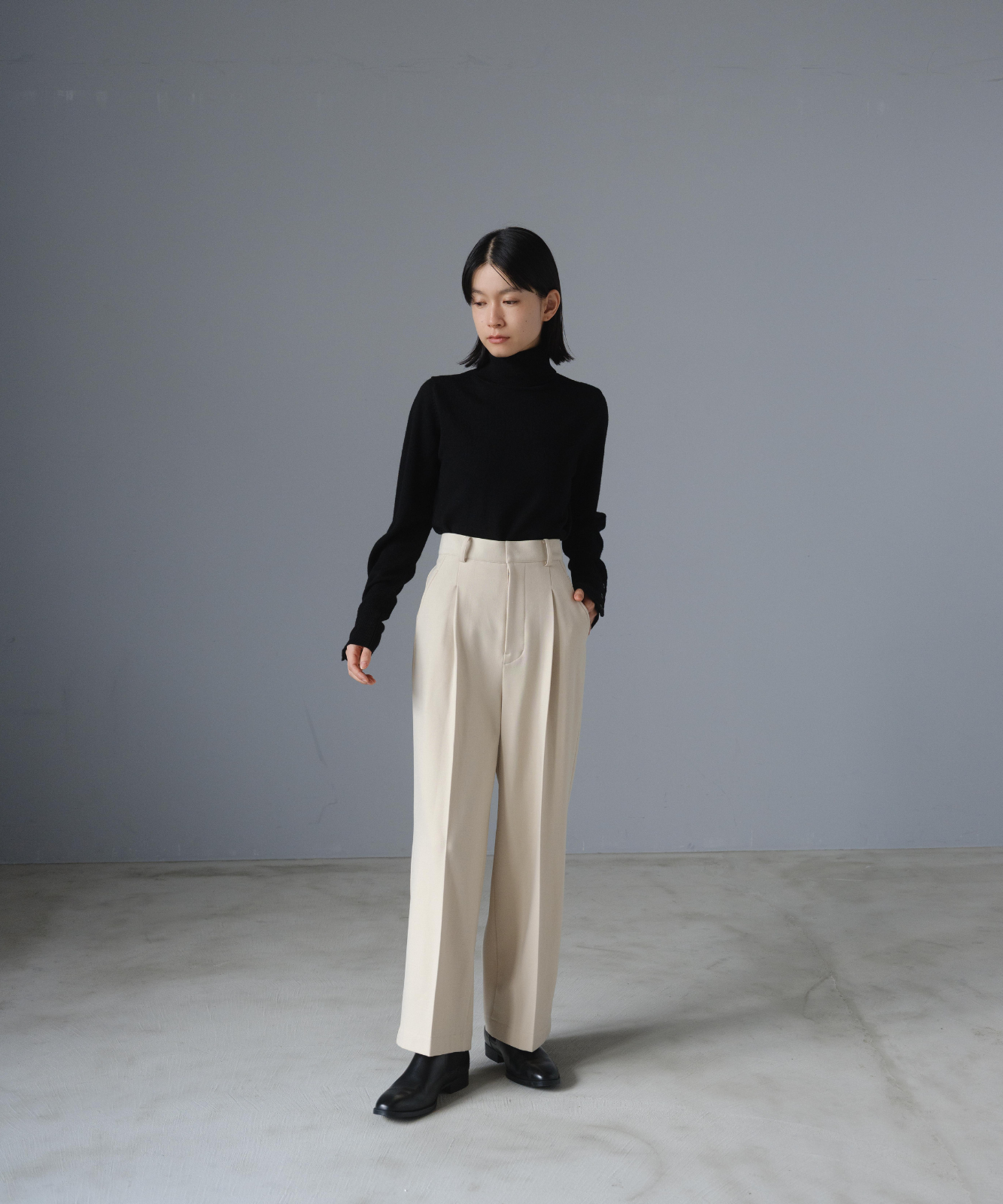 ≪通常販売≫wool like straight slacks（ウールライクストレートスラックス）≪2025年10月2日12:00販売開始≫