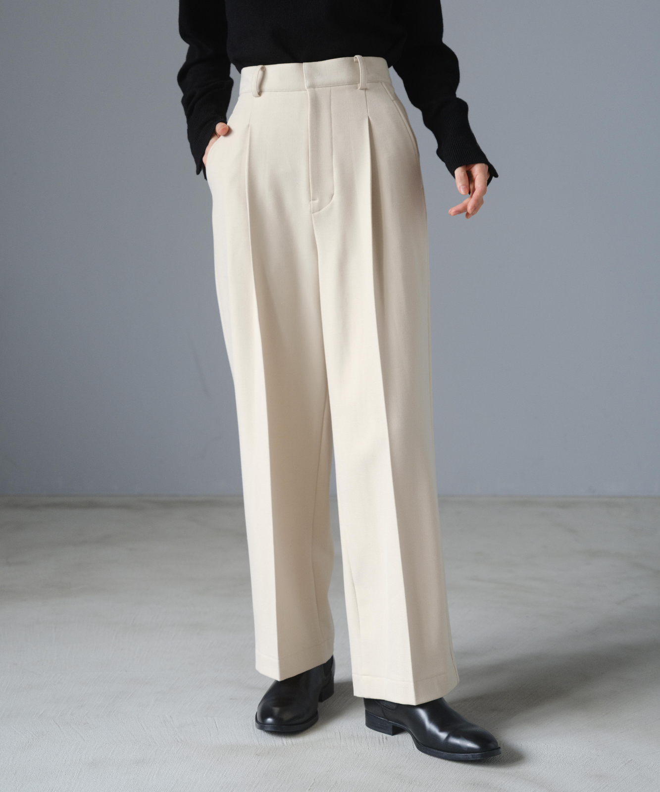 ≪通常販売≫wool like straight slacks（ウールライクストレートスラックス）≪2025年10月2日12:00販売開始≫