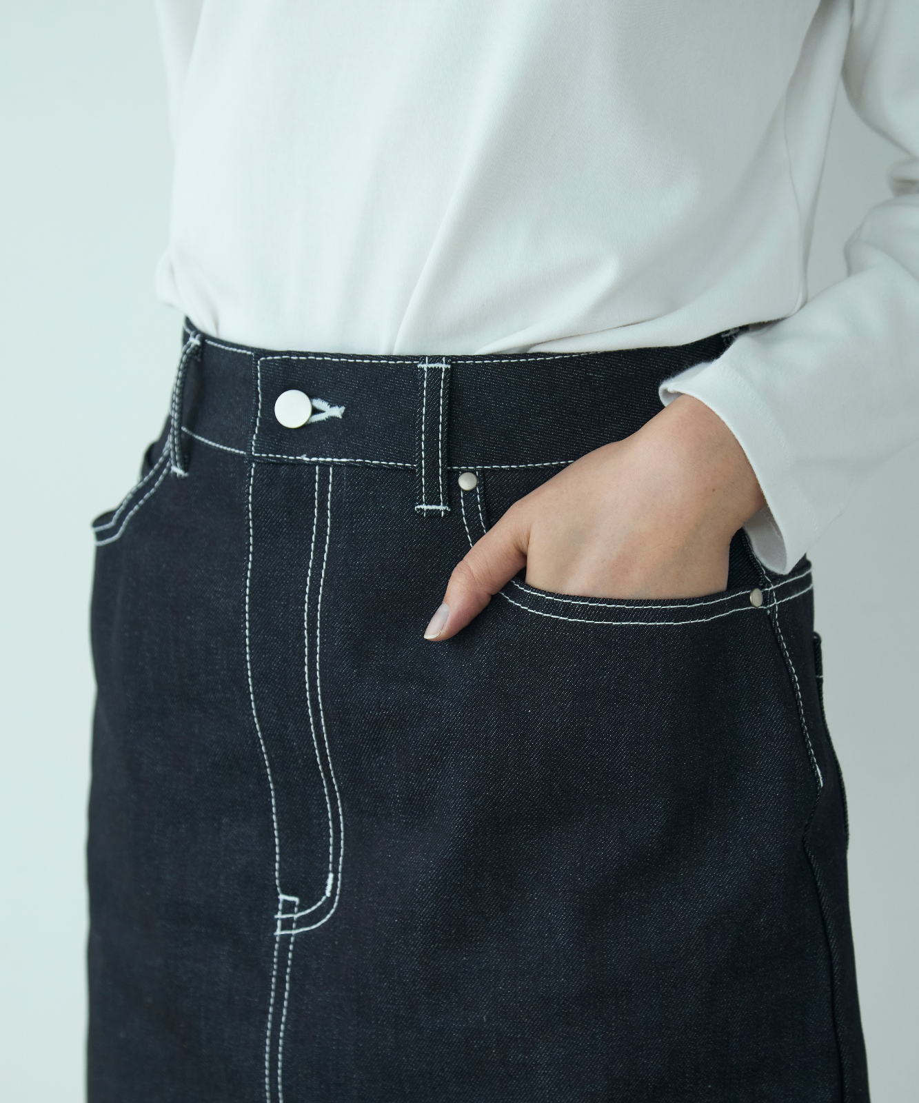 ≪web展示会≫adjust denim mini skirt（アジャストデニムミニスカート）≪2025年2月3日12:00販売開始≫ ≪2025年6月発送予定≫