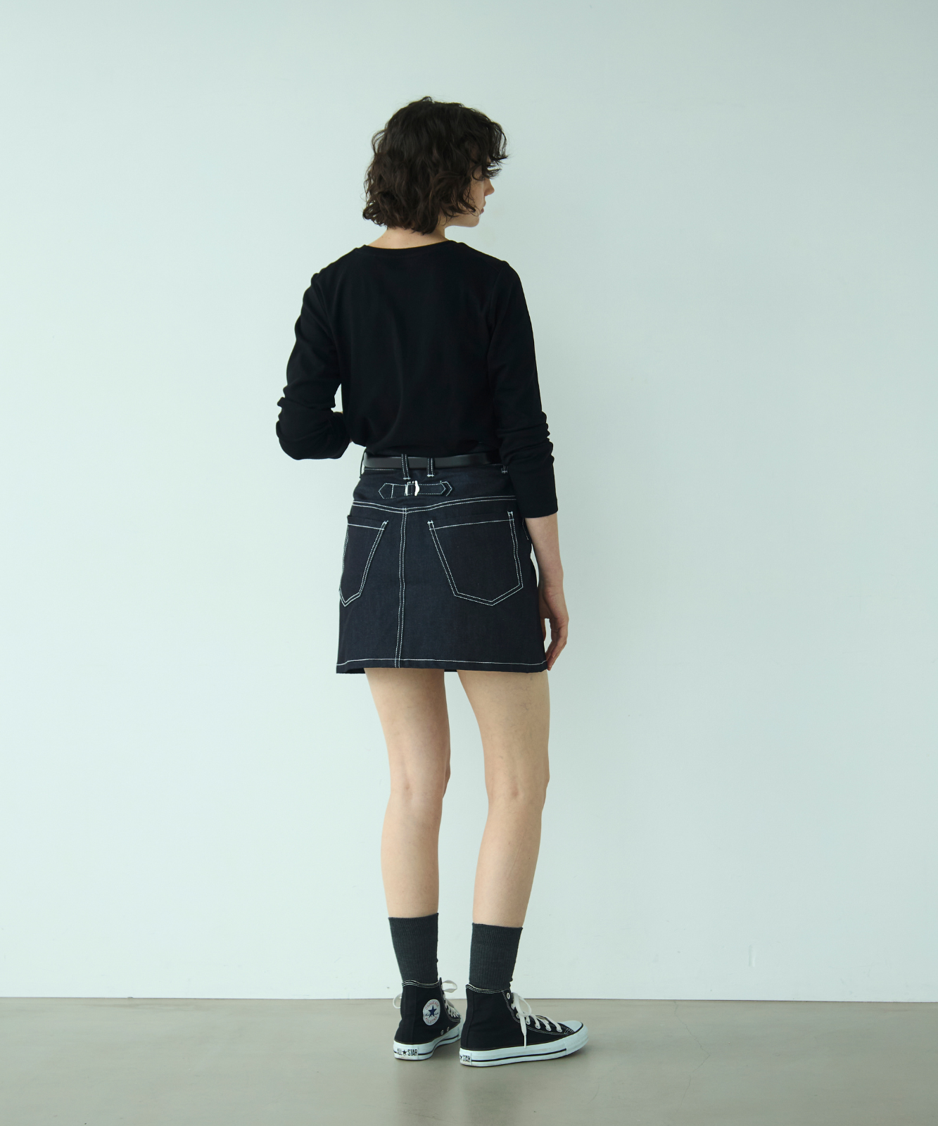 ≪web展示会≫adjust denim mini skirt（アジャストデニムミニスカート）≪2025年2月3日12:00販売開始≫ ≪2025年6月発送予定≫