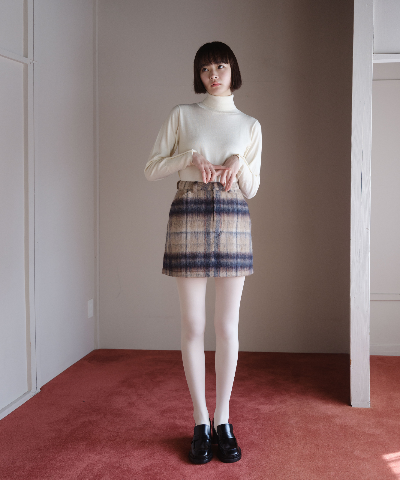 ≪通常販売≫shaggy mini skirt(シャギーミニスカート) – THE MUSEUM ≪通常販売≫shaggy mini skirt(シャギーミニスカート) – THE MUSEUM