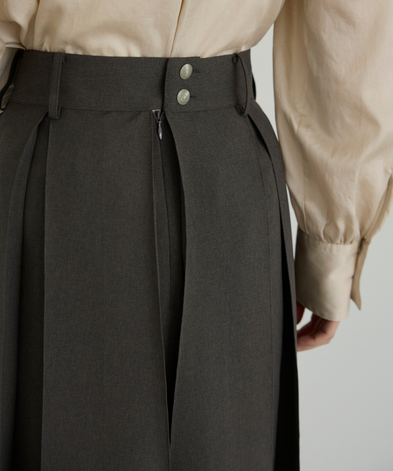≪通常販売≫primitive tuck skirt （プリミティブタックスカート