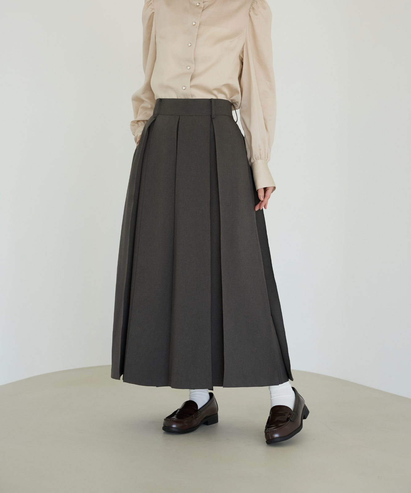 ≪通常販売≫primitive tuck skirt （プリミティブタックスカート