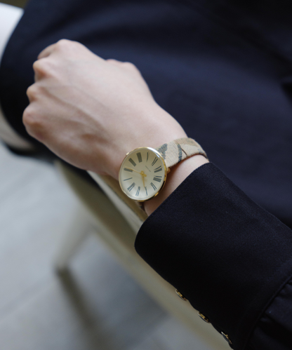 ≪通常販売≫ARNE JACOBSEN × foufou "ROMAN" WATCH - jacquard belt "viatic" -≪2025年9月16日15:00販売開始≫