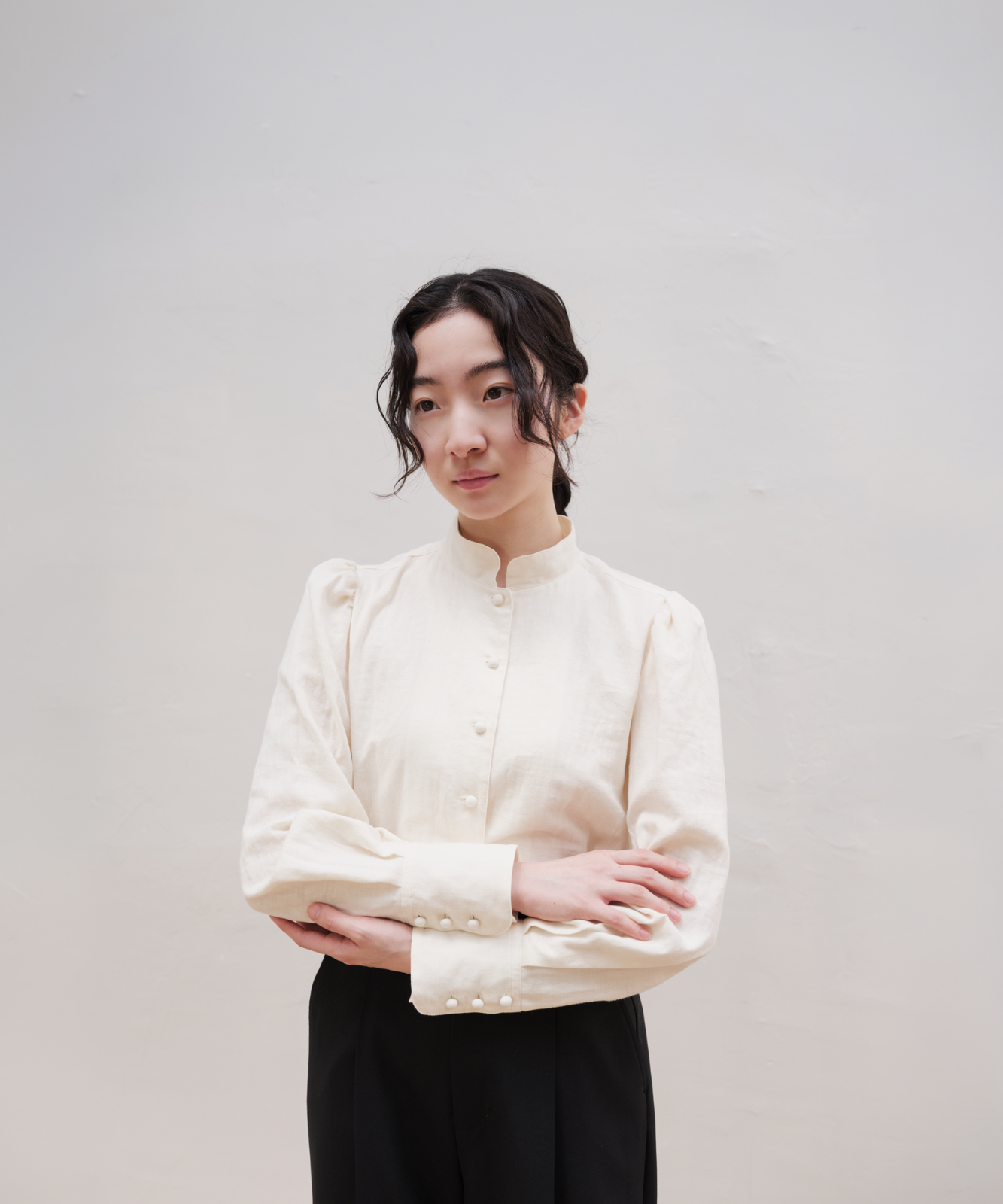 ≪通常販売≫double gaze blouse （ダブルガーゼブラウス）