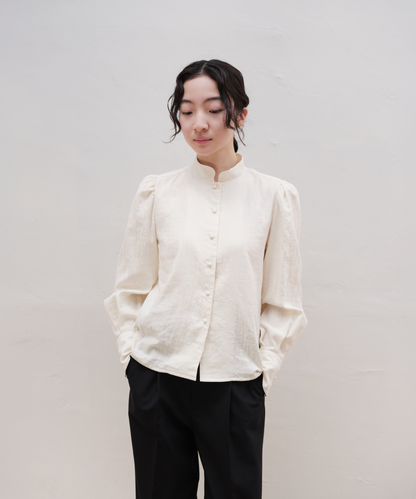 ≪通常販売≫double gaze blouse （ダブルガーゼブラウス）
