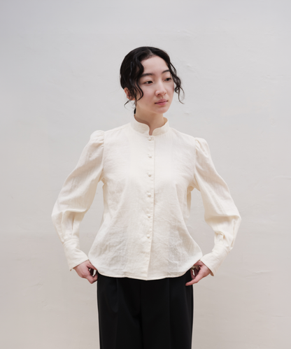 ≪通常販売≫double gaze blouse （ダブルガーゼブラウス）