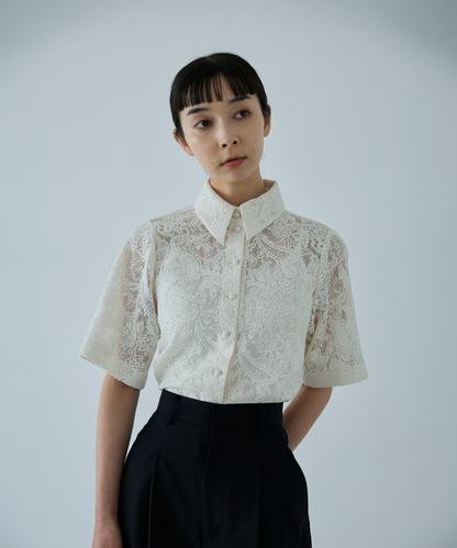 ≪通常販売≫short sleeve lace blouse （ショートスリーブレースブラウス）≪2026年6月10日12:00販売開始≫