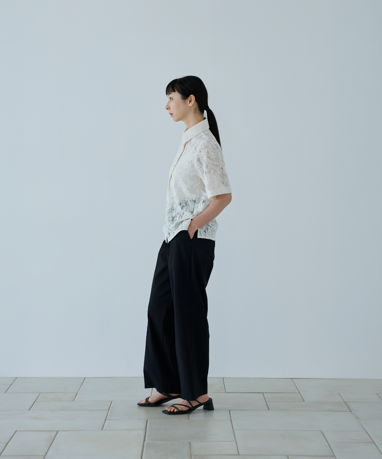≪通常販売≫short sleeve lace blouse （ショートスリーブレースブラウス）≪2026年6月10日12:00販売開始≫