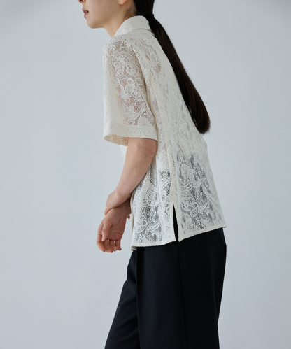 ≪通常販売≫short sleeve lace blouse （ショートスリーブレースブラウス）≪2026年6月10日12:00販売開始≫