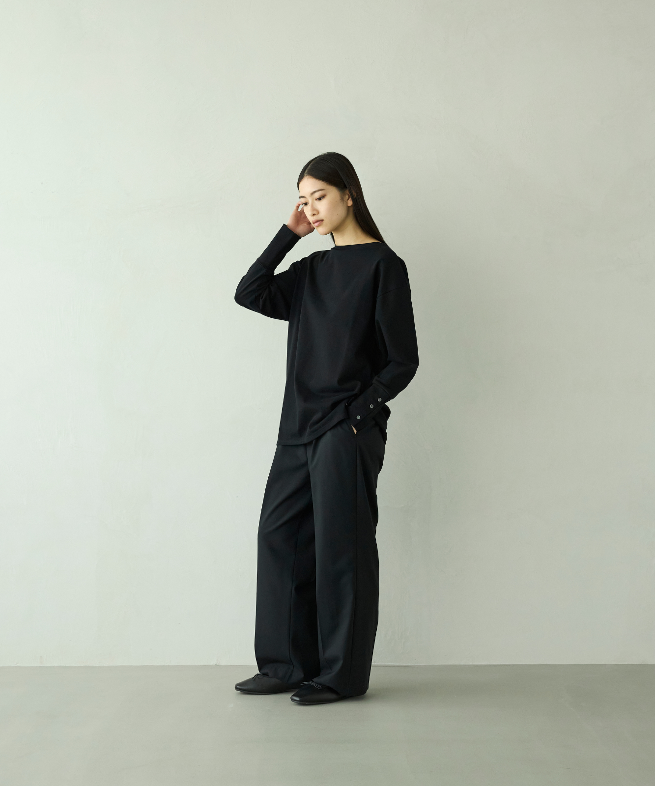 ≪通常販売≫foufou basque shirt(無地) (フーフーバスクシャツ ≪通常販売≫foufou basque shirt(無地) (フーフーバスクシャツ