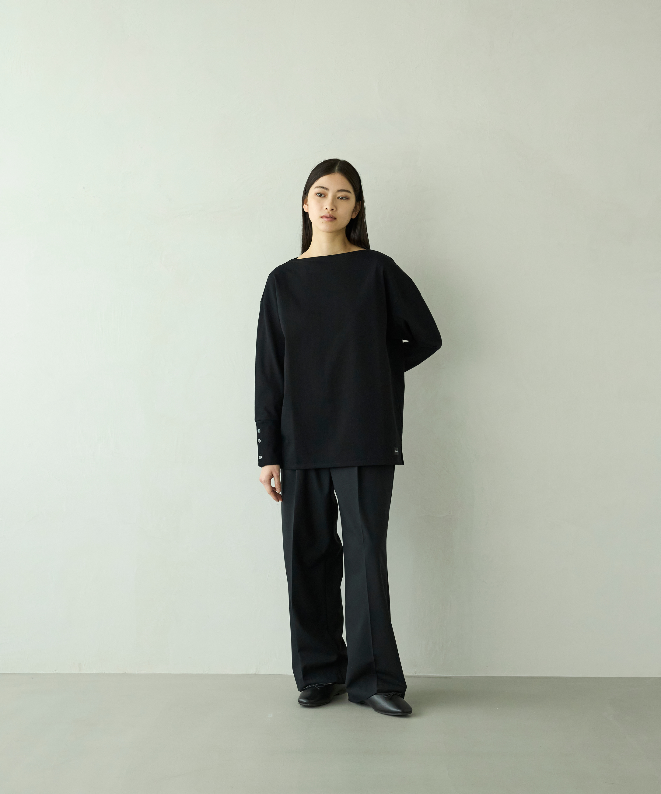 ≪通常販売≫foufou basque shirt（無地） （フーフーバスクシャツ）≪2026年01月30日12:00販売開始≫